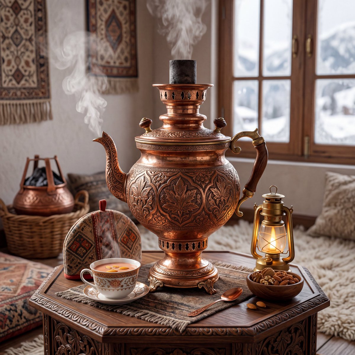 Kashmiri Samawar Luxury Photography 4