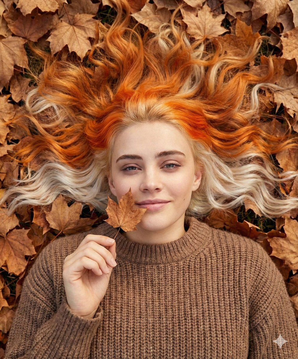 Dreamy Autumnal Portrait of a Young Woman 2