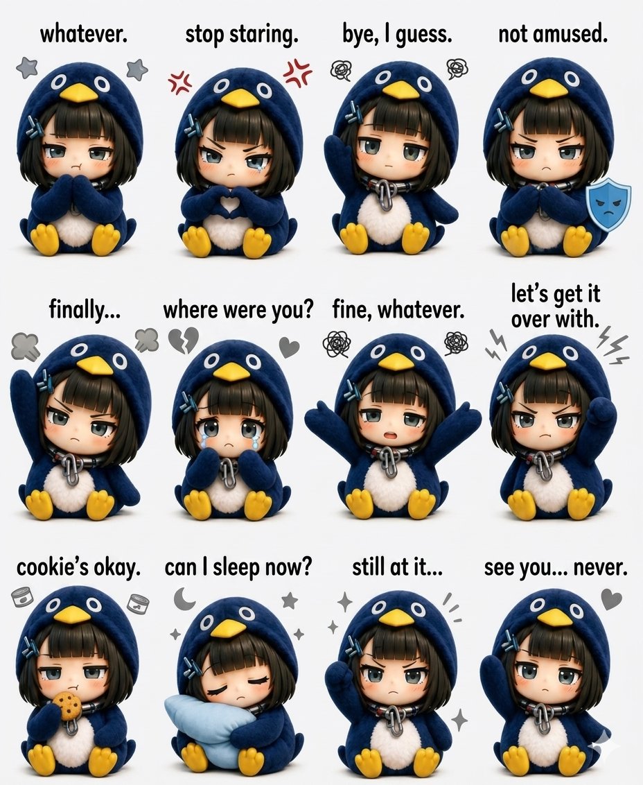 Kawaii Chibi Sticker Sheet 2