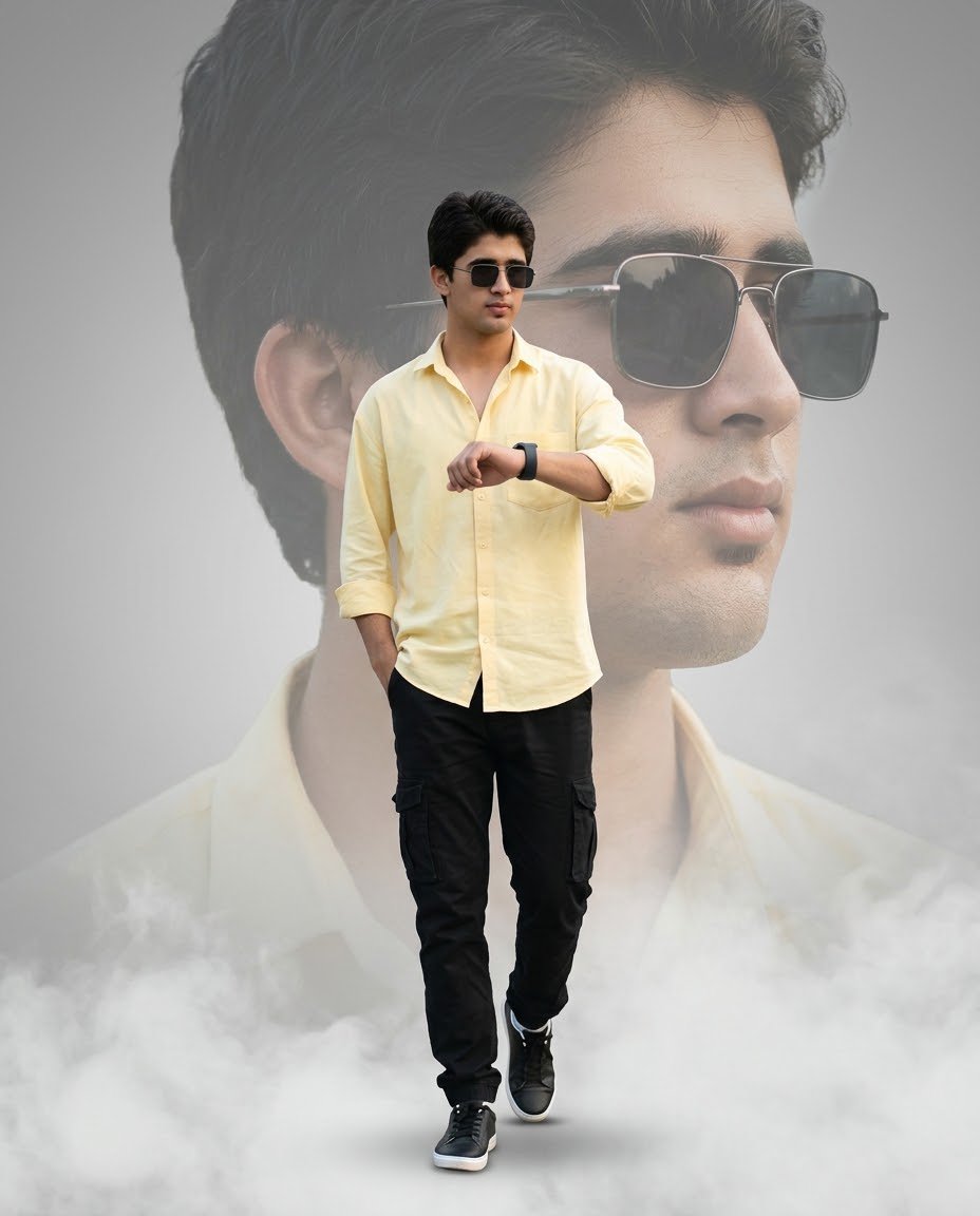 Product Marketing - Cinematic Double Exposure Poster Prompt