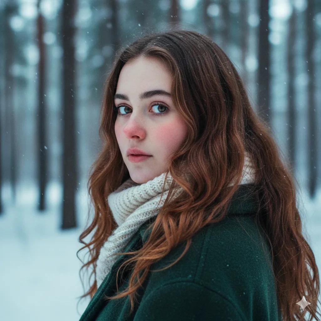 Cinematic Winter Portrait Prompt for Gemini 2