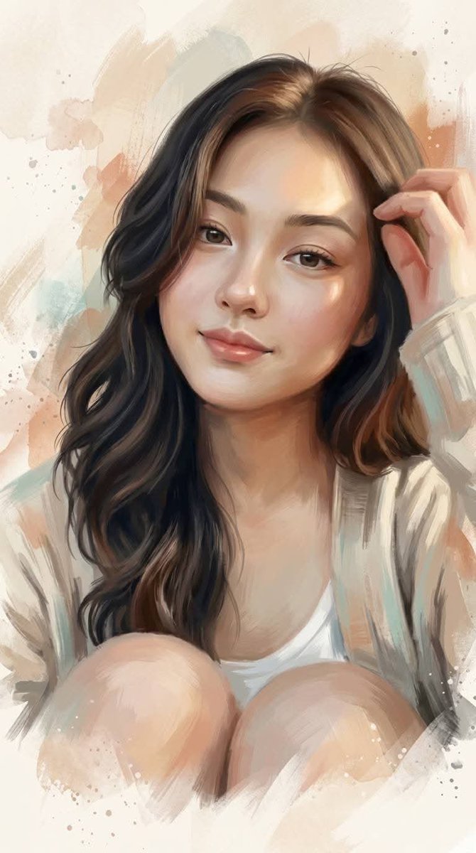 Editorial Digital Portrait Painting 2