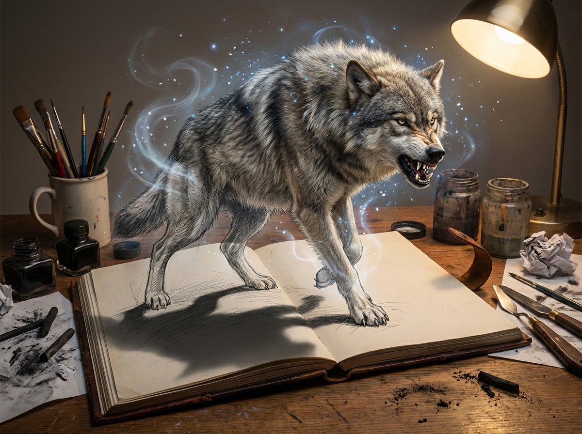 Magical Sketchbook Art Coming to Life 2
