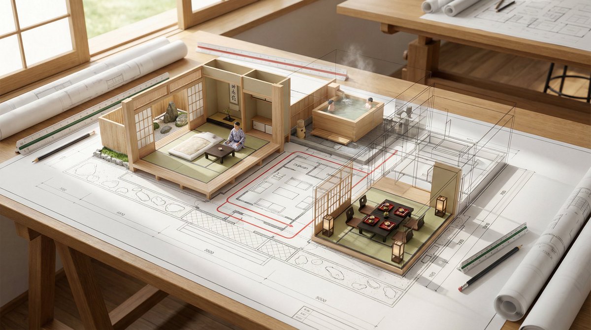 Architectural Floor Plan as Miniature World 3