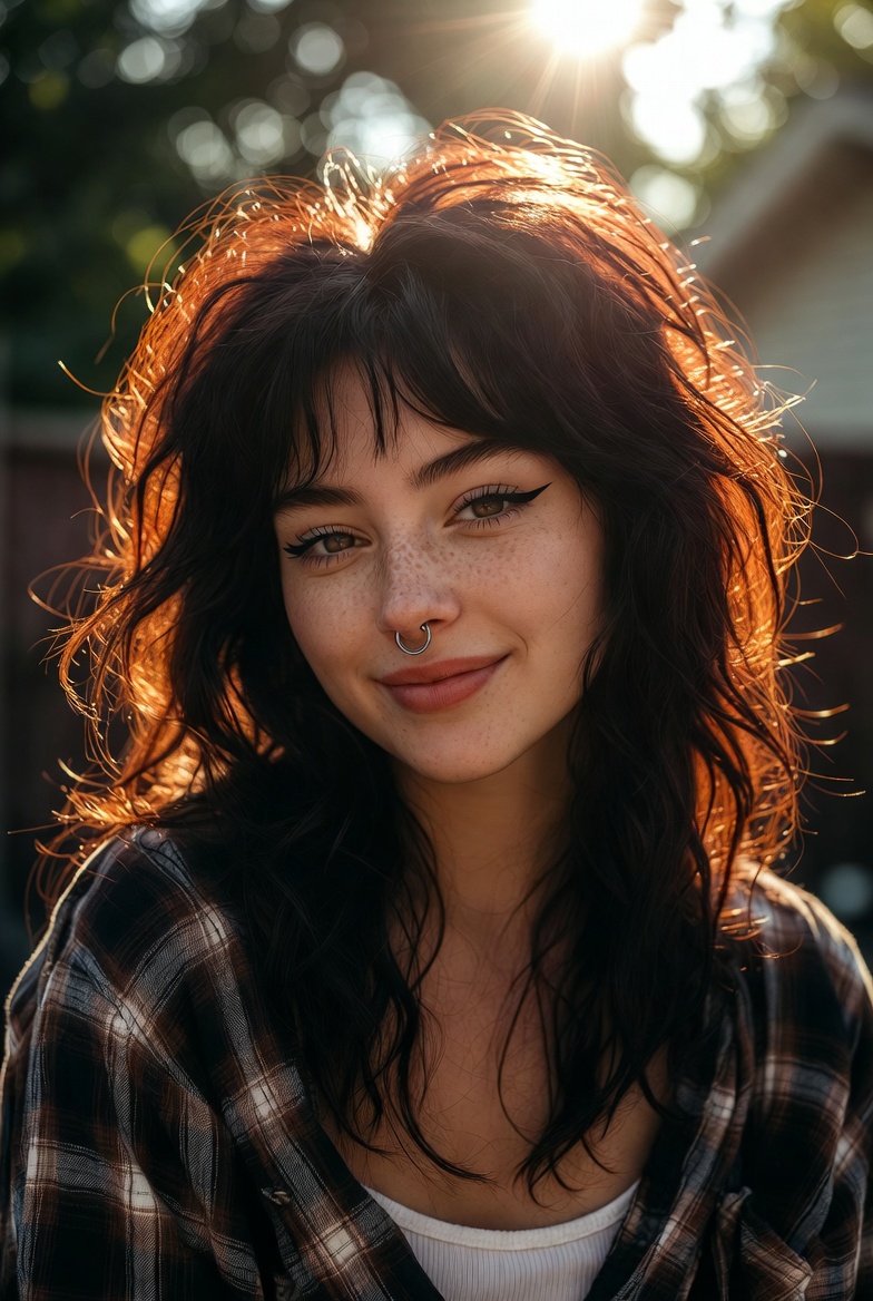 Photorealistic Portrait with Golden Hour Backlighting (Duplicate) 1