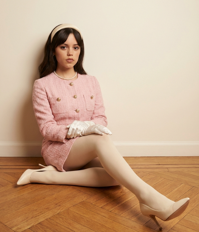 Structured Fashion Portrait with Precise Pose and Outfit Details 2