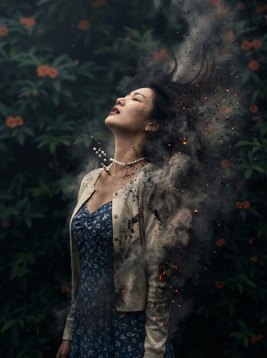 8K Photorealistic Disintegration Effect 2