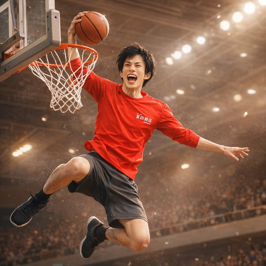 动感篮球扣篮照片