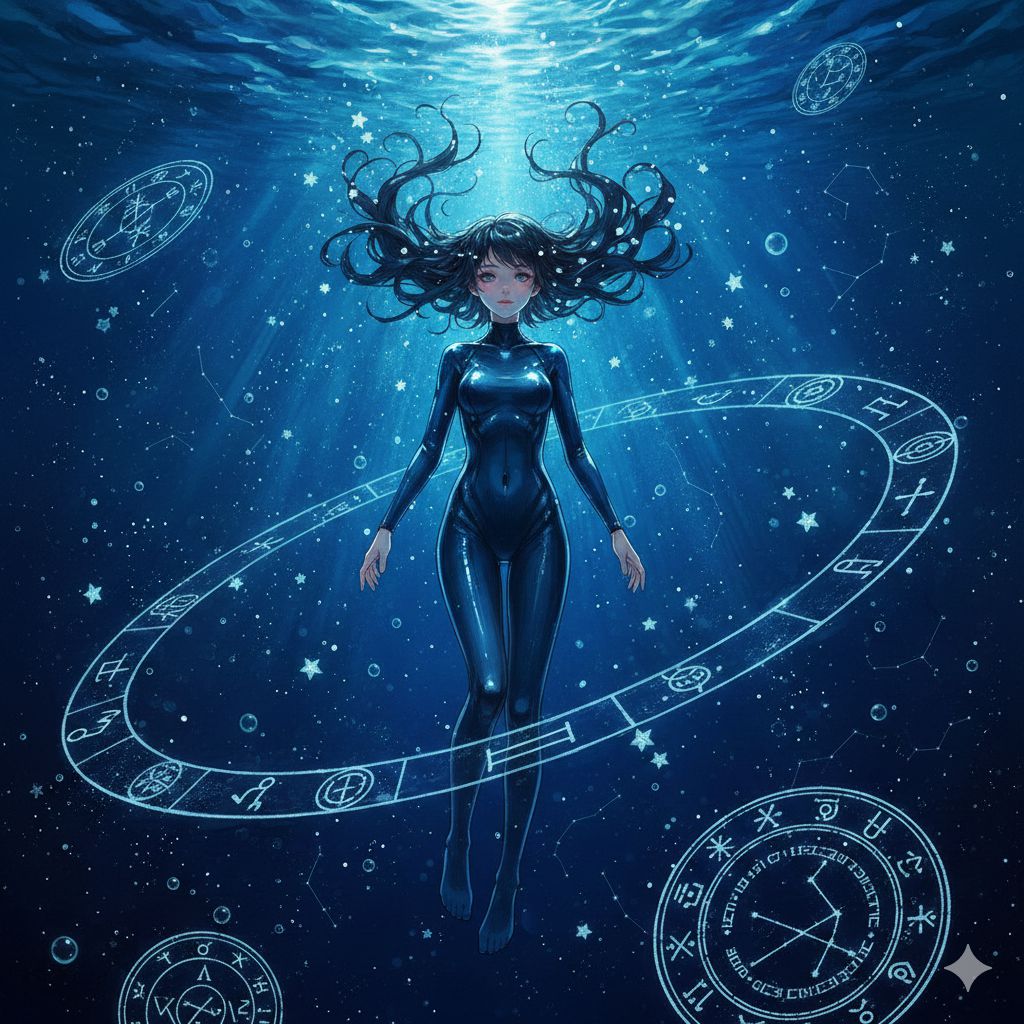 Anime Style AI Image Generation Prompt for Deep Sea Fantasy 3