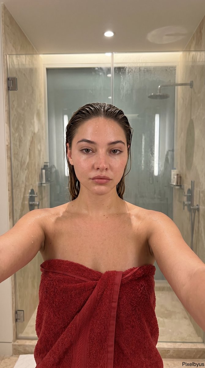 Realistic Spa Bathroom Selfie 3