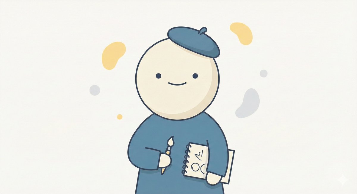 Minimal Character Illustration Template 2