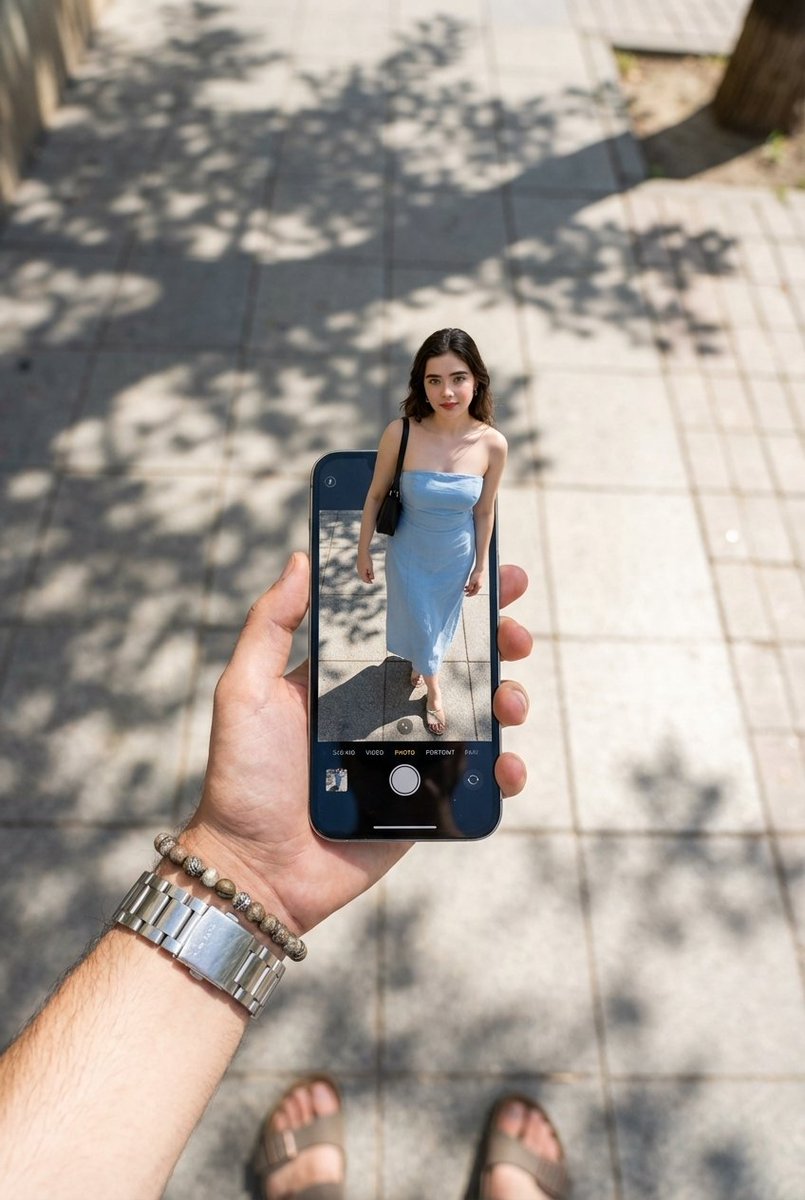 Surreal Forced Perspective Miniature Woman 1