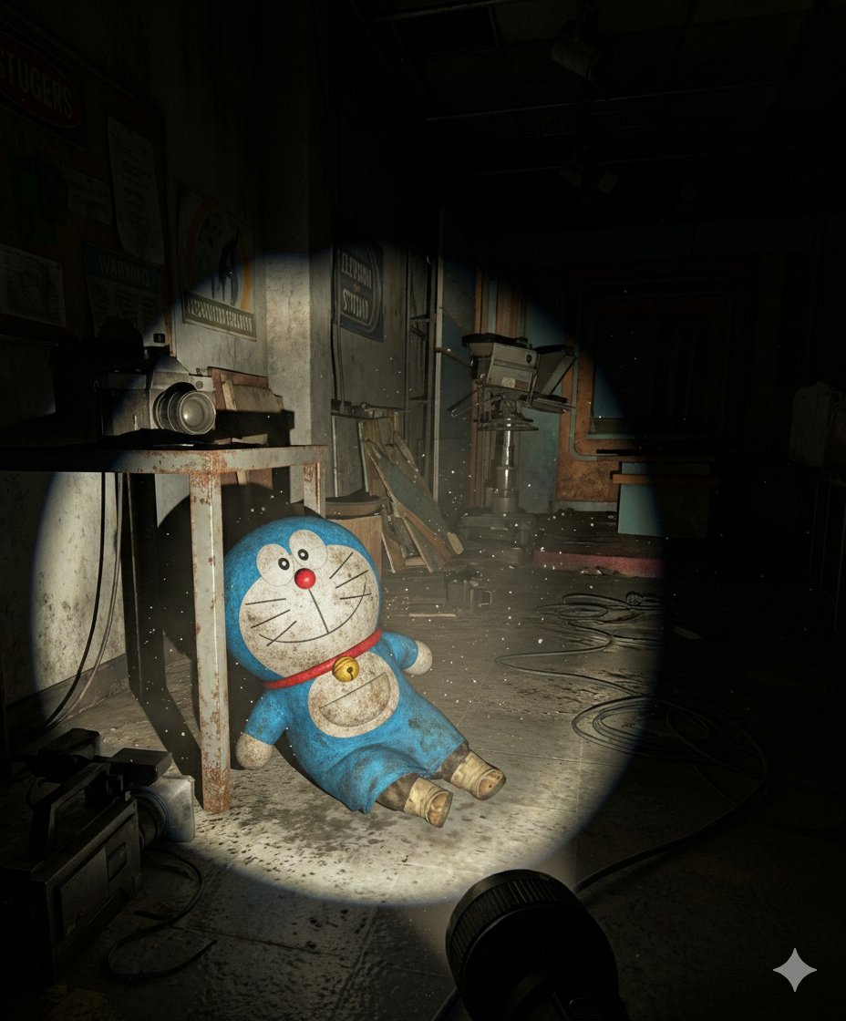 Abandoned Promotional Statue Conversion Prompt 2