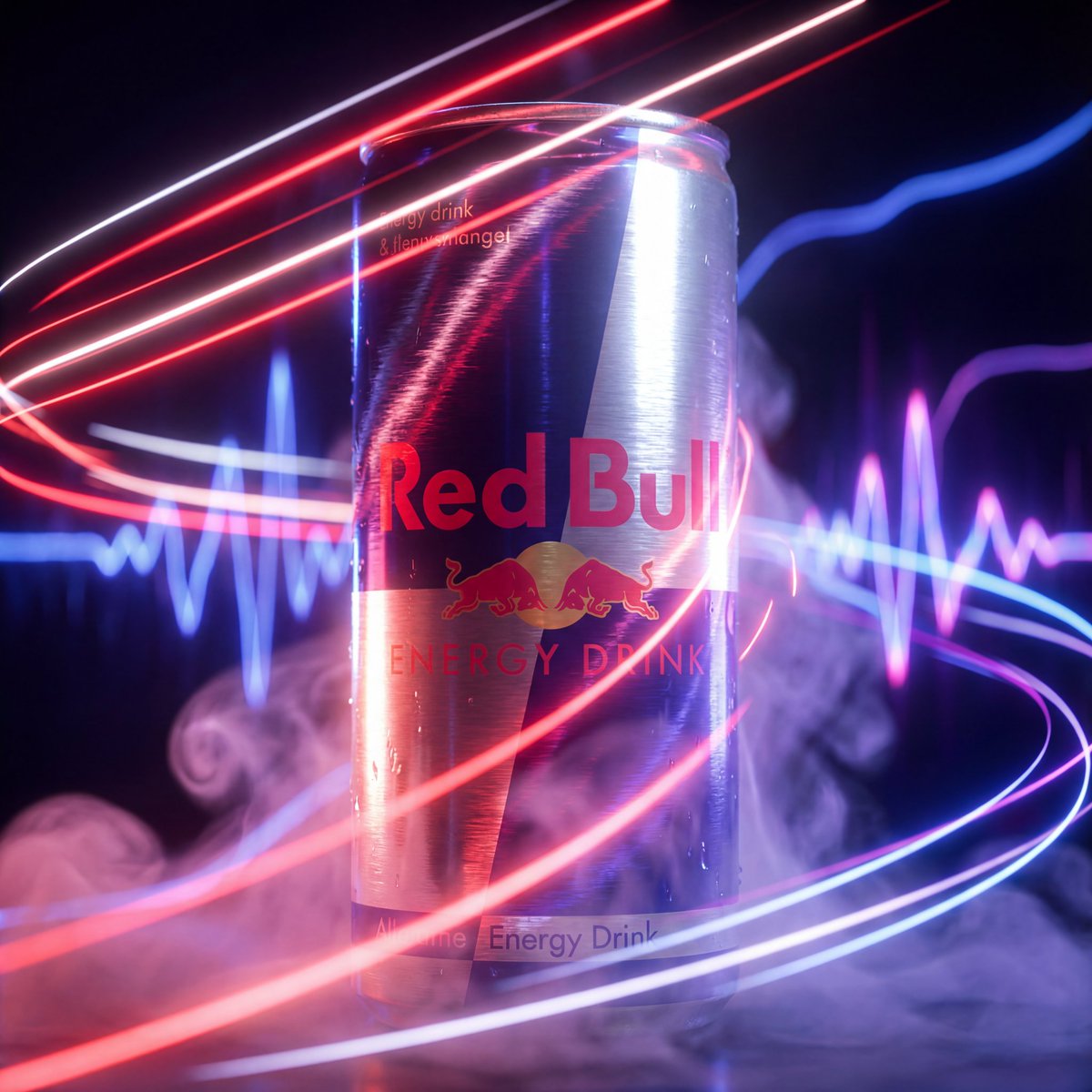 Hyper-Realistic Red Bull Can Ice Explosion Commercial 4