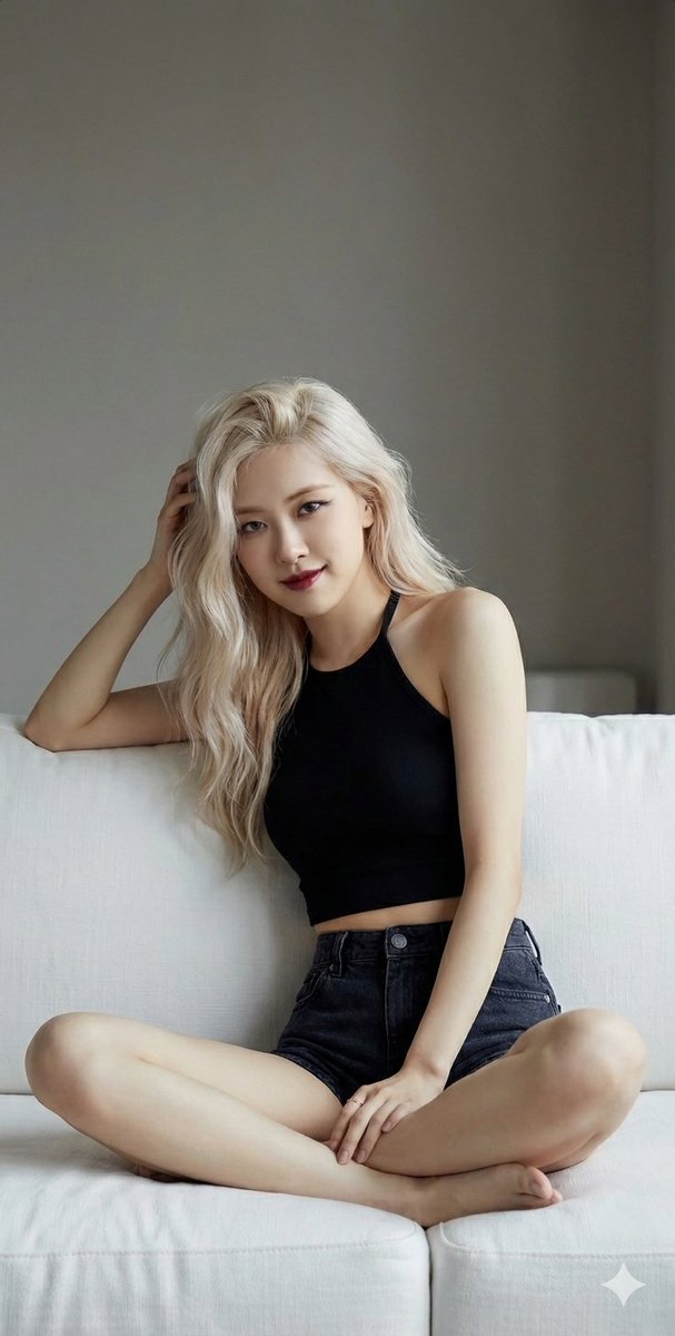 K-Pop Star Rosé High-Fashion Editorial Prompt 2